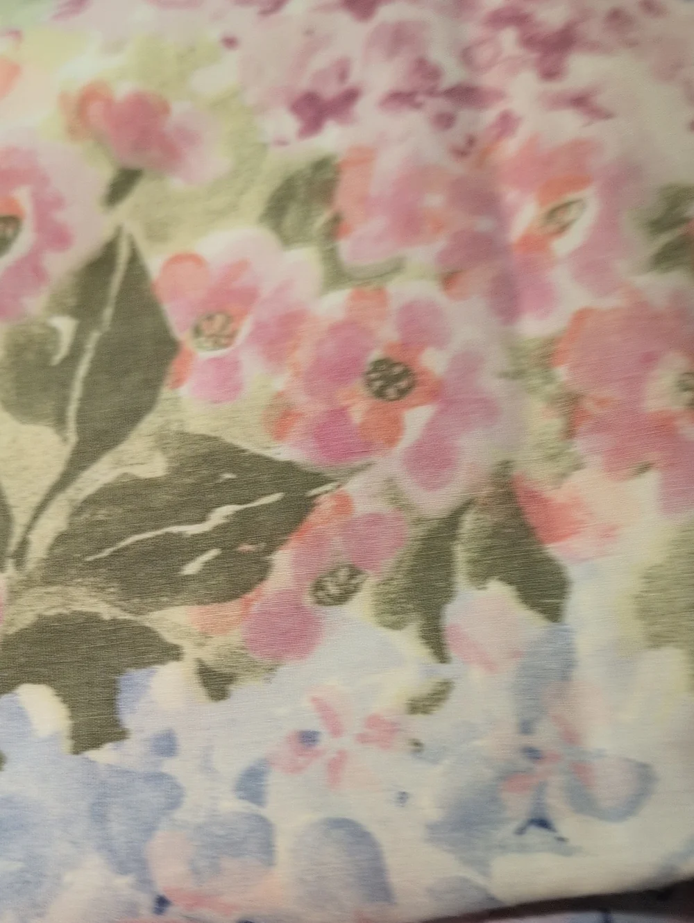 Vintage Floral Pillowcase Set Lot of 2 Grandmillennial Cottagecore Peony Rose